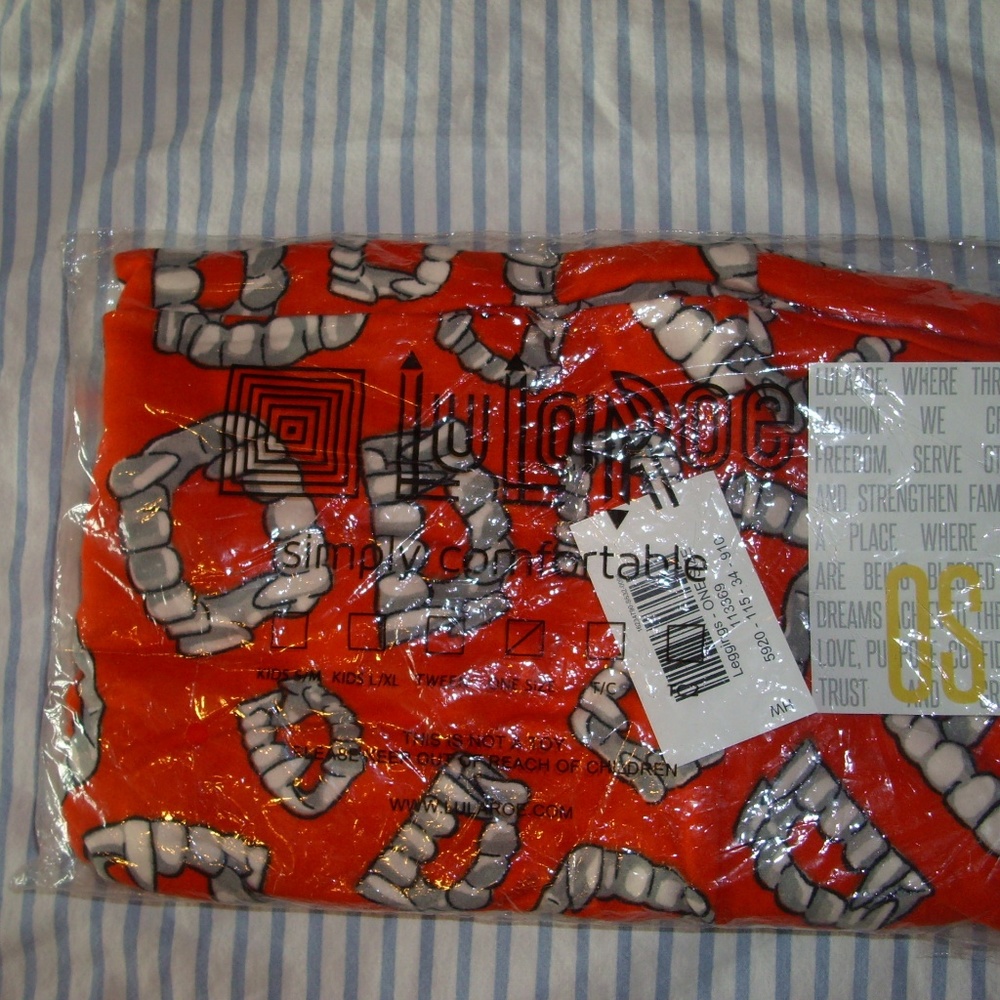 nwt Lularoe halloween os leggings